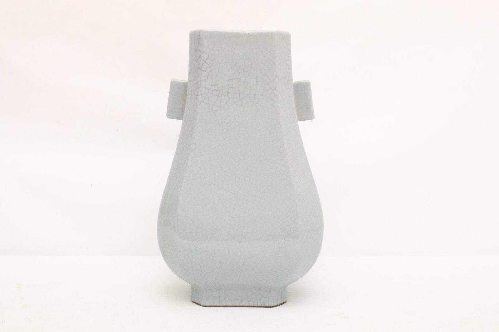 Song style large crackleware jar: Song style large crackleware jar, 14.3"x8.3"x6.4"