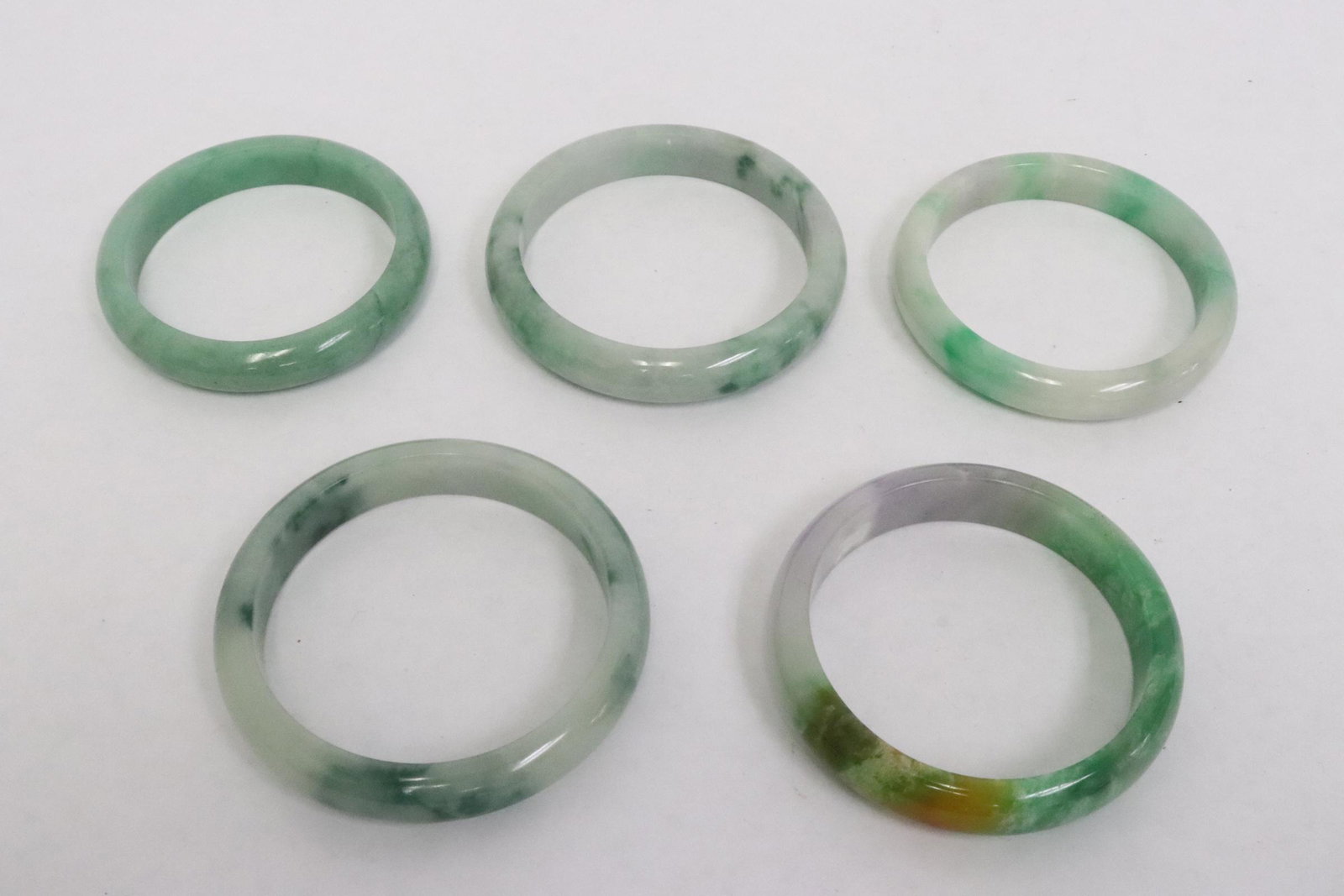 5 jadeite like bangles (1 of 11)