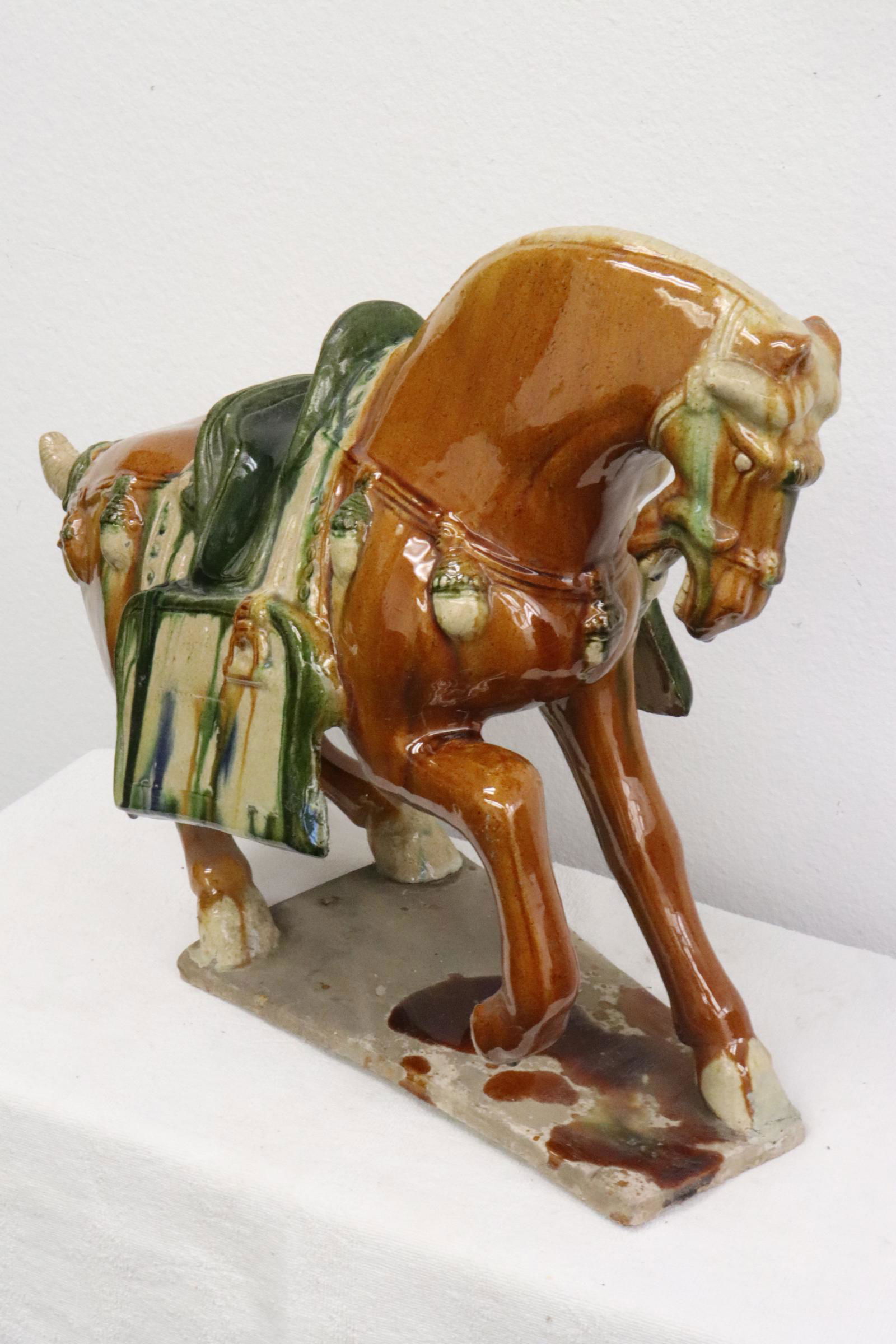 Large sancai style horse (1 of 9)