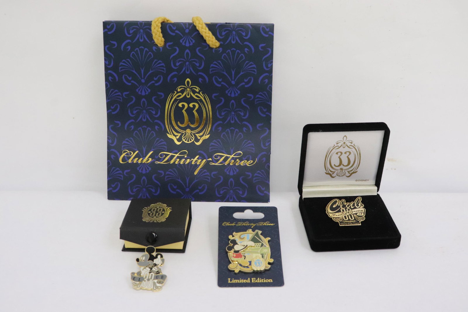 3 Disney club 33 pins with a gift bag (1 of 8)