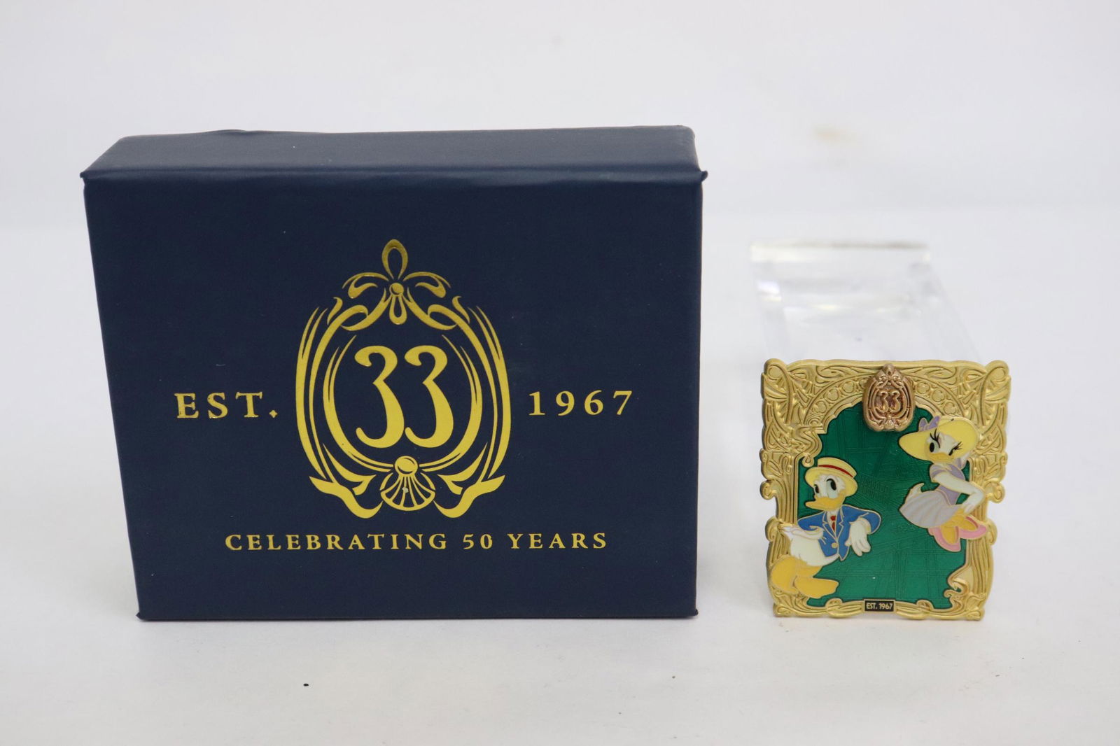 A club 33 limited edition pin stored in original box (1 of 6)