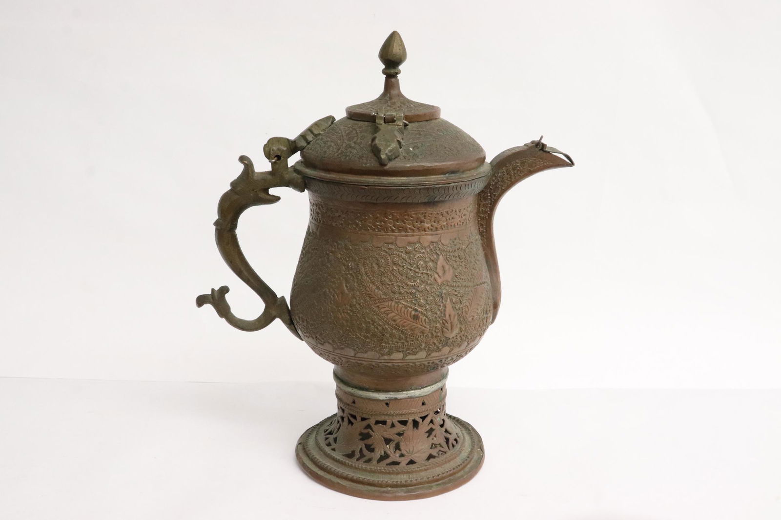 Antique Persian copper teapot(?) (1 of 9)