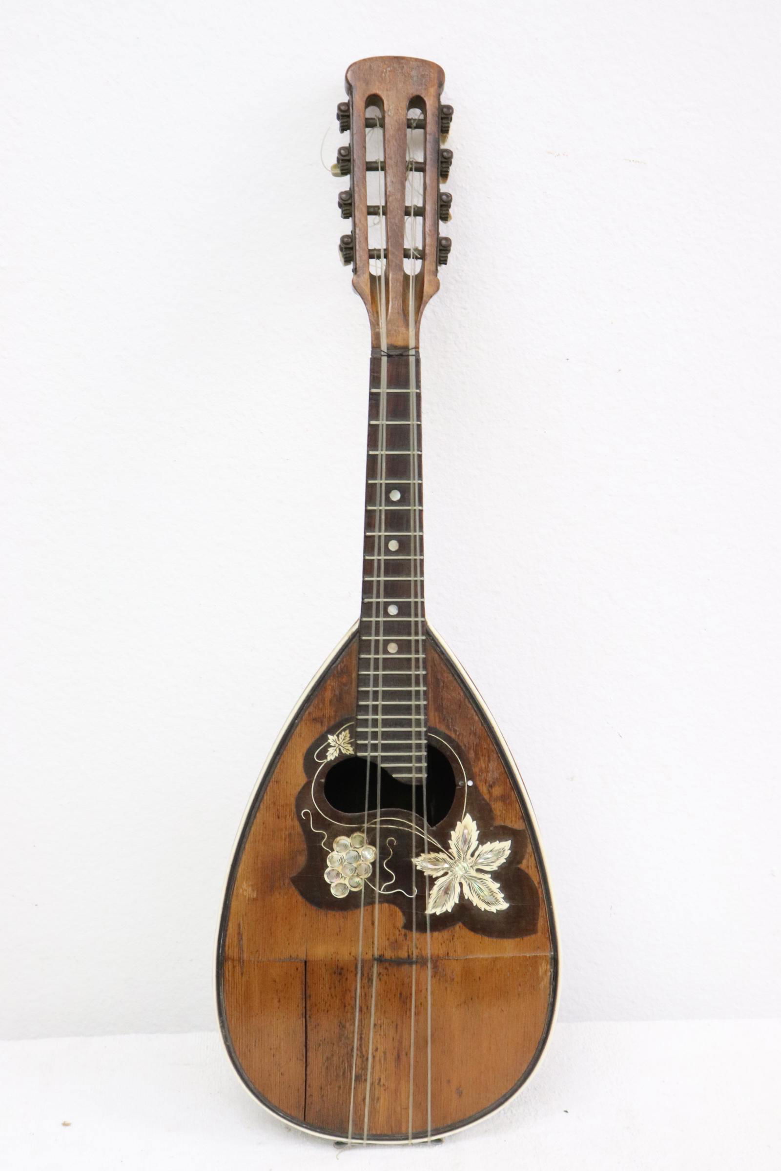 antique mandolin with inlaid decoration (1 of 9)