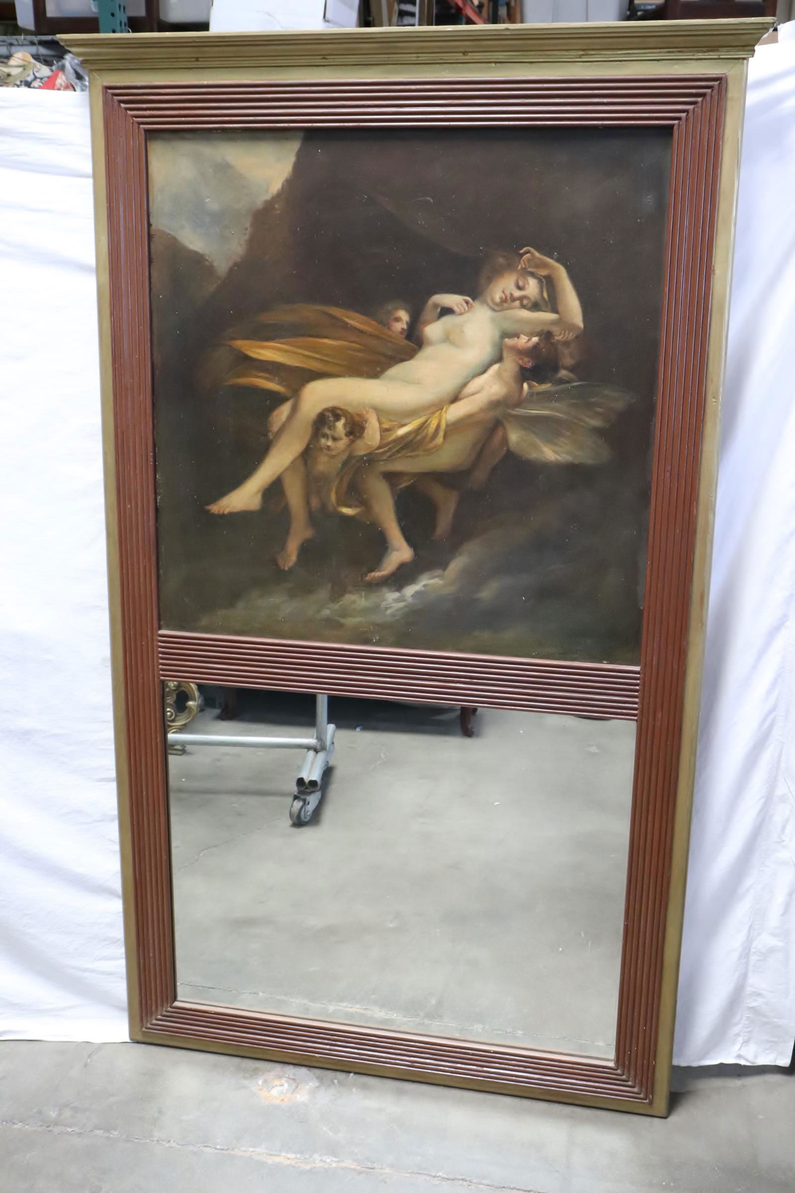 Vintage French trumeau mirror (1 of 10)