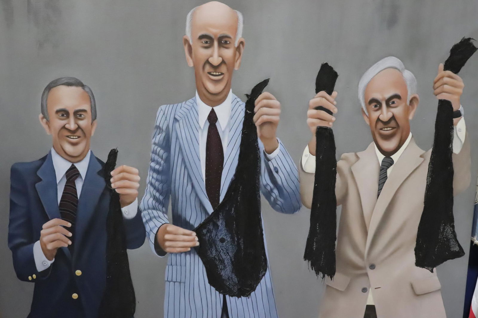 An oil on canvas painting, signed & dated 1986 (1 of 16)