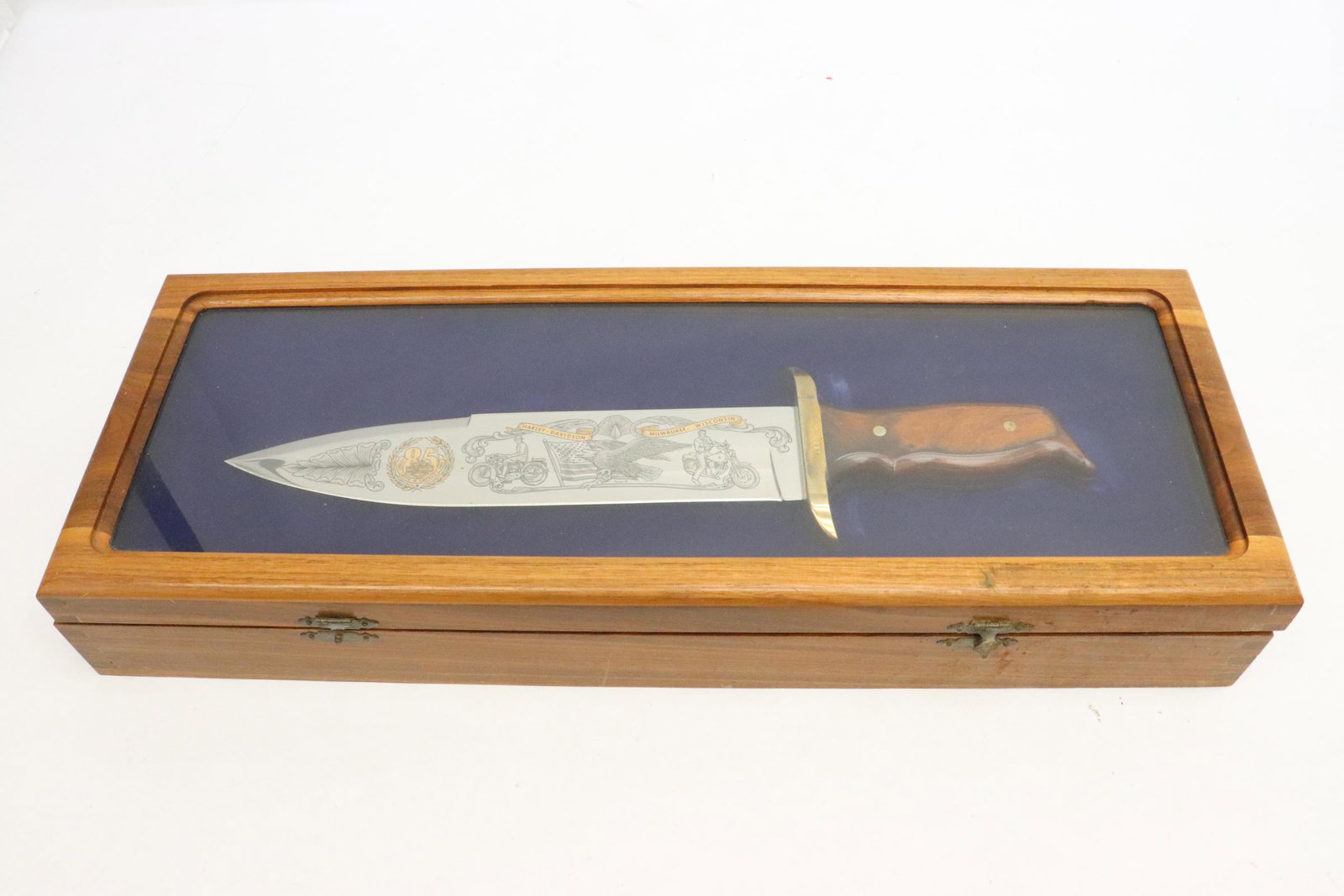 Large buck knife with original box (1 of 14)