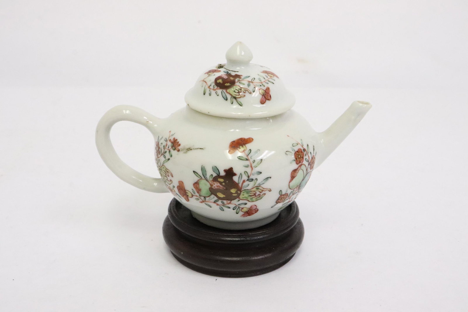 Rare Chinese small antique porcelain teapot (1 of 9)