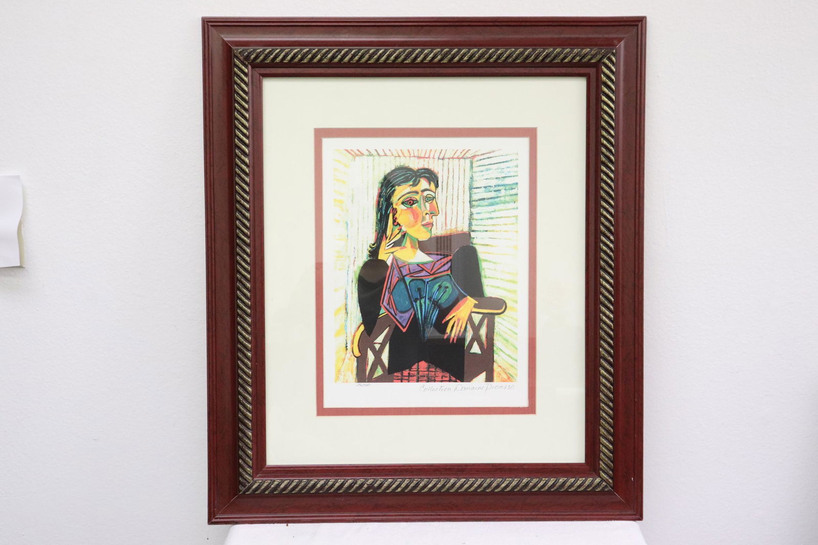 Giclee "portrait of Dora Maar seated", Picasso: Giclee "portrait of Dora Maar seated", Picasso, ed. 256/500, 15.5"x11.5"