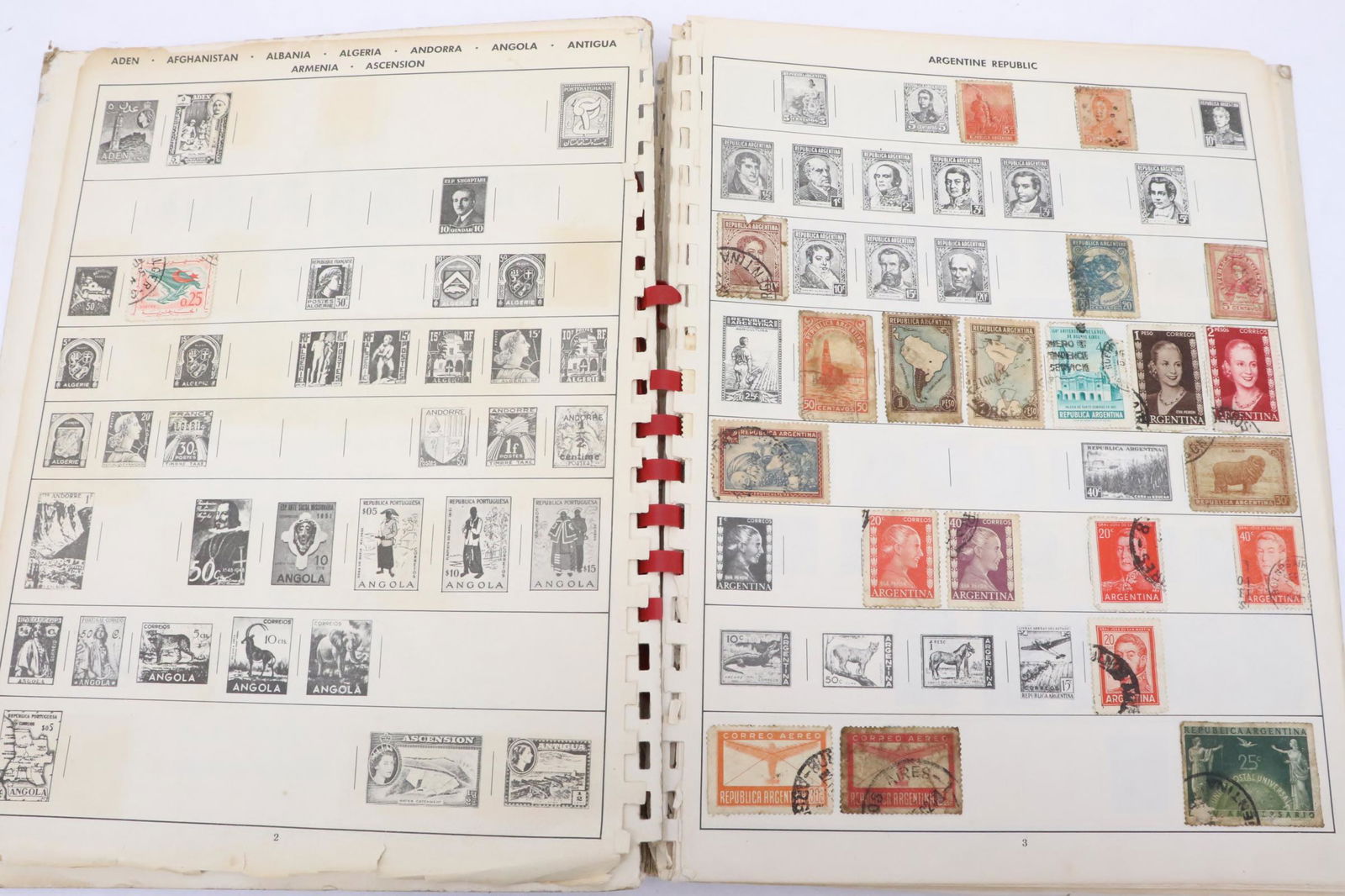 An incomplete world stamp book (1 of 20)