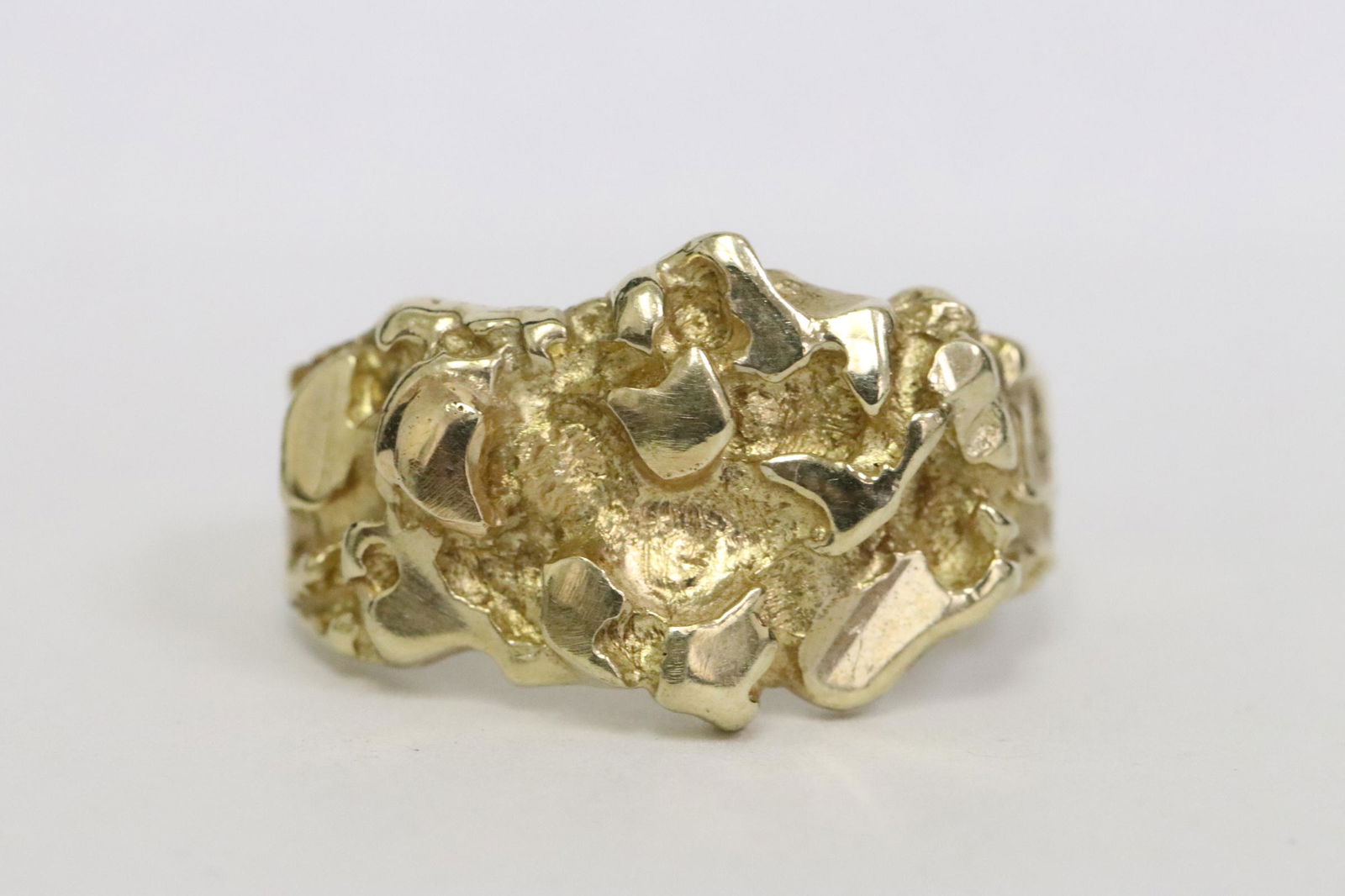 A 10K Y/G nugget ring (1 of 10)