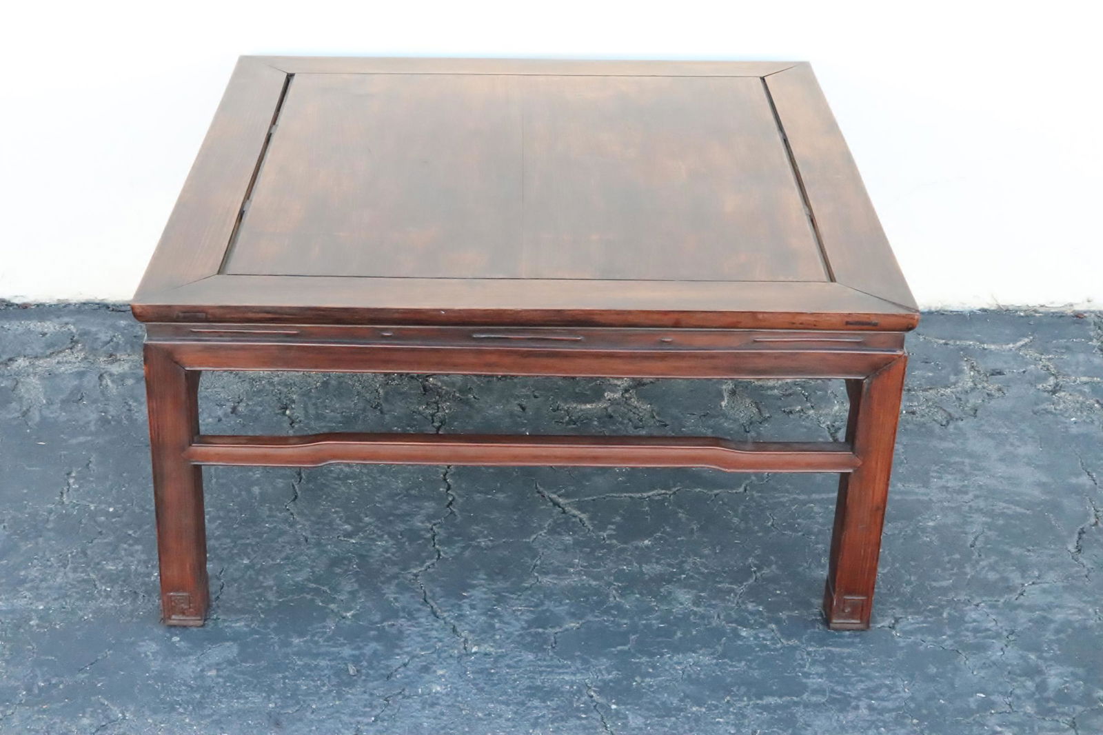Fine Chinese rosewood square low table (1 of 12)