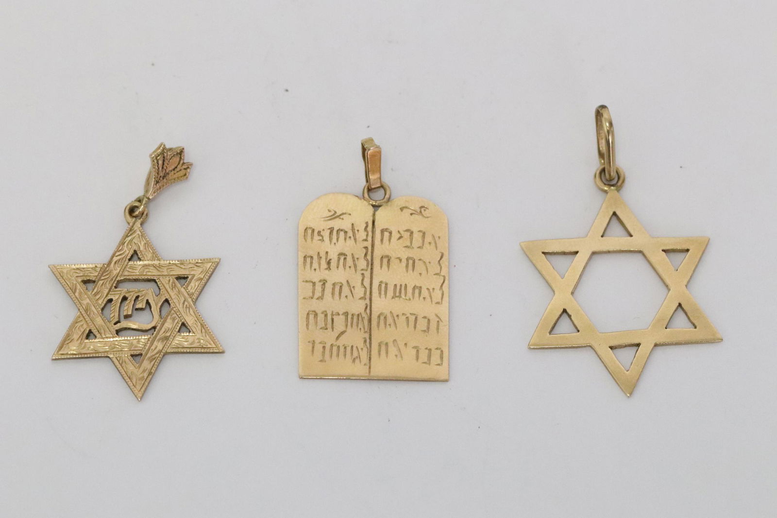 Three 14K Y/G charms/ pendants (1 of 11)