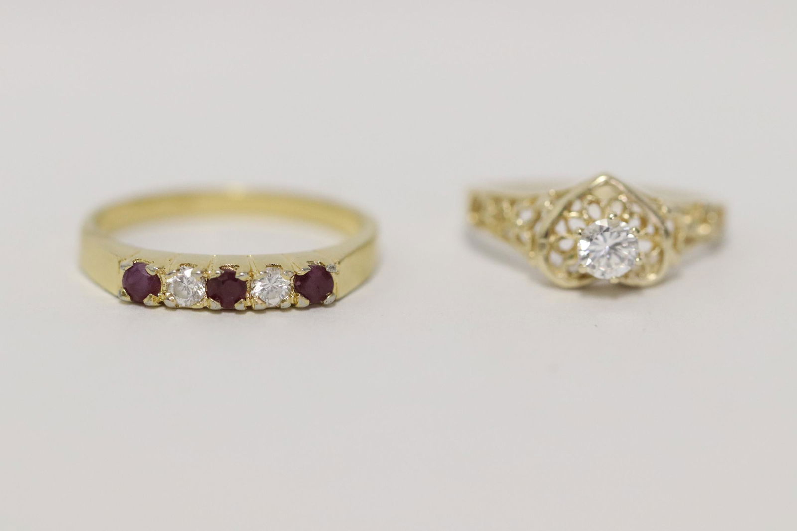 Two 14K Y/G rings (1 of 13)