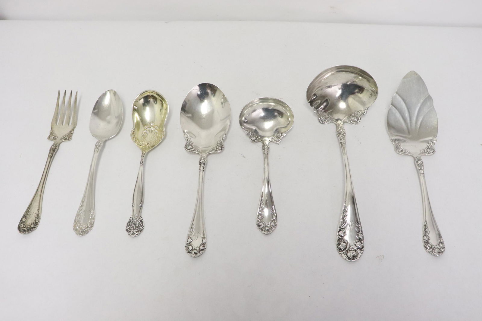 7 large sterling serving pieces (1 of 11)