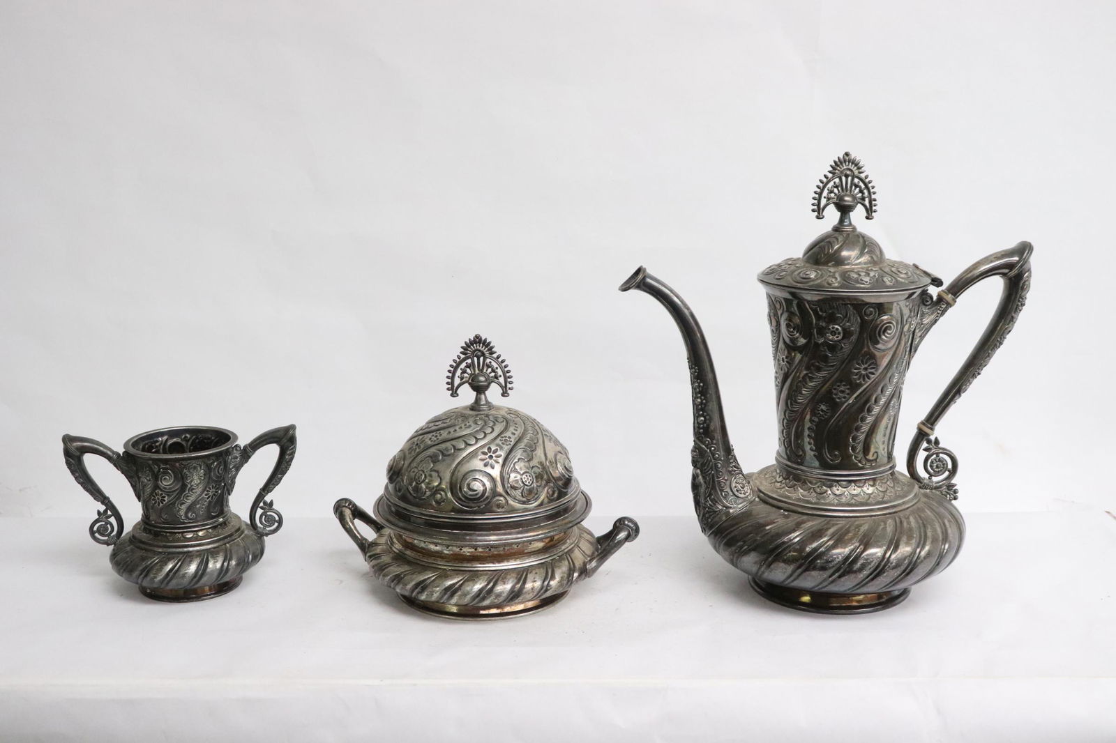 3 pieces Victorian silverplate (1 of 11)