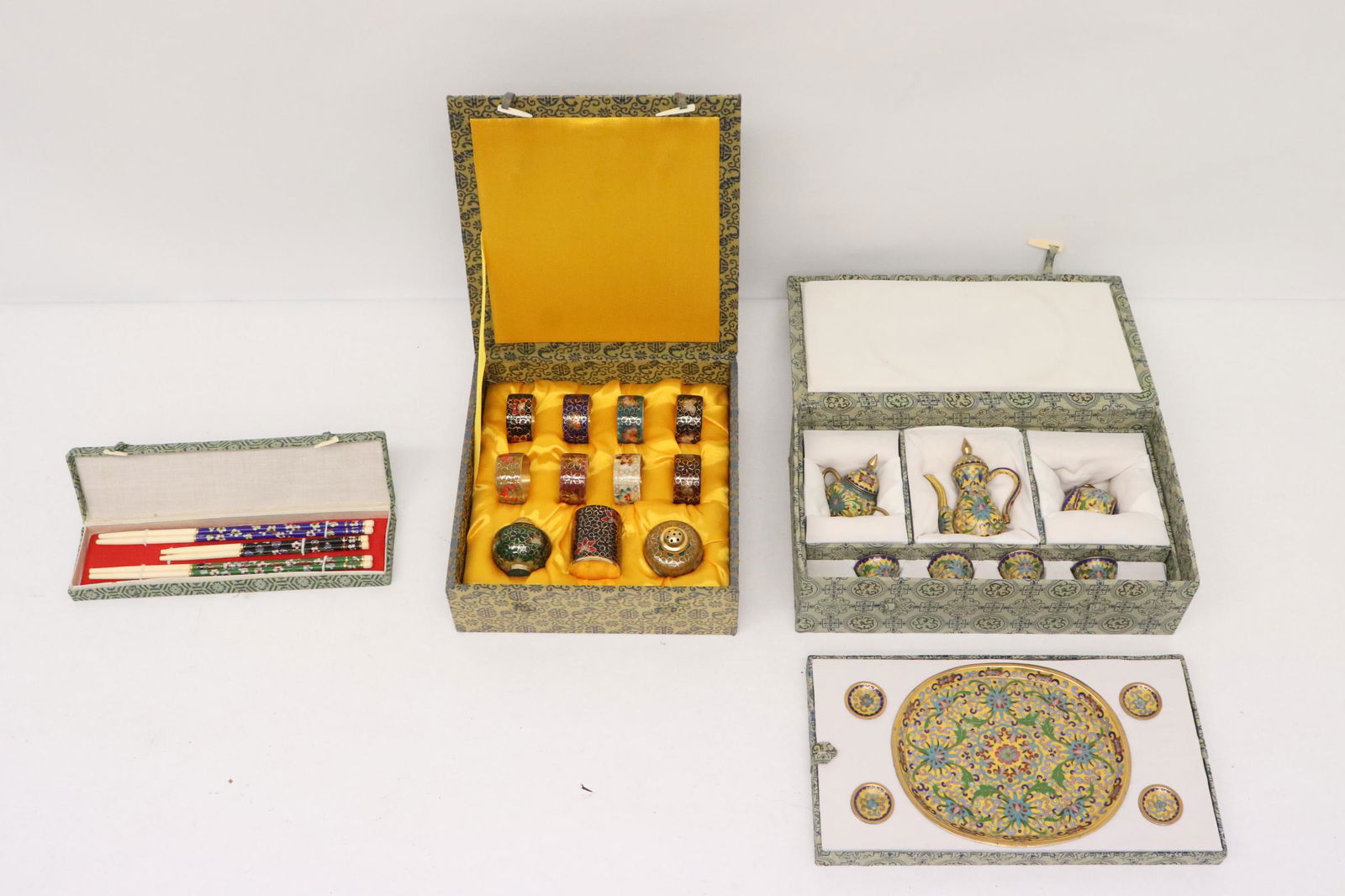 Lot of Chinese cloisonnes (1 of 9)