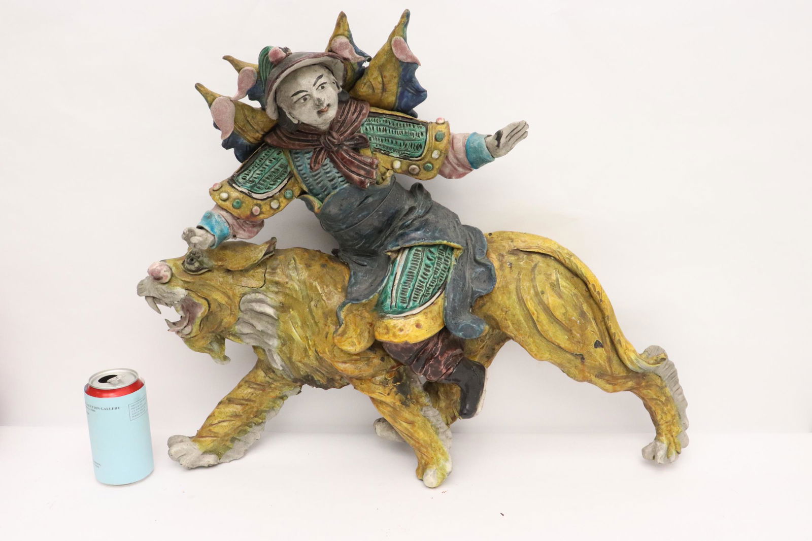 massive Chinese antique earthenware roof tile (1 of 12)