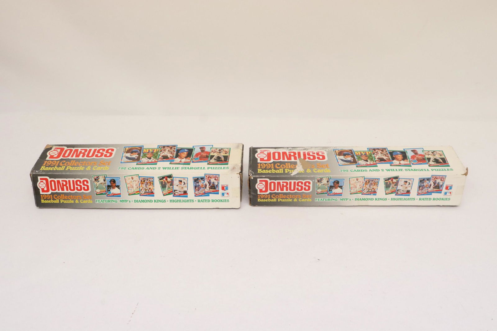 2 boxes Donruss 1991 baseball card sets (1 of 10)