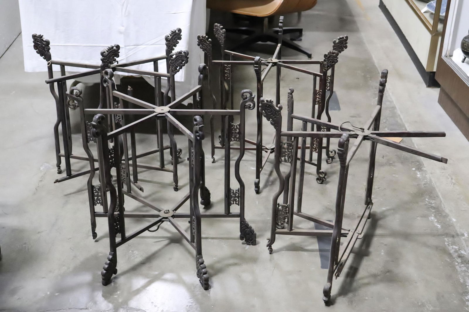 4 Chinese antique lantern frames (1 of 12)