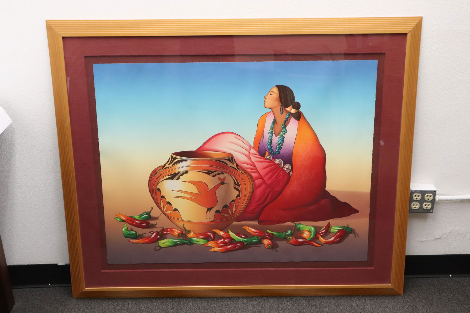 Lithography in color, R. C. Gorman, signed & dated (1 of 9)