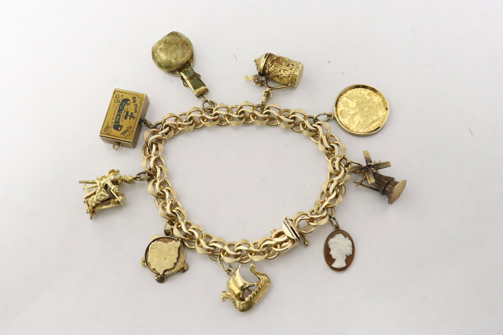 14K charm bracelet (1 of 12)