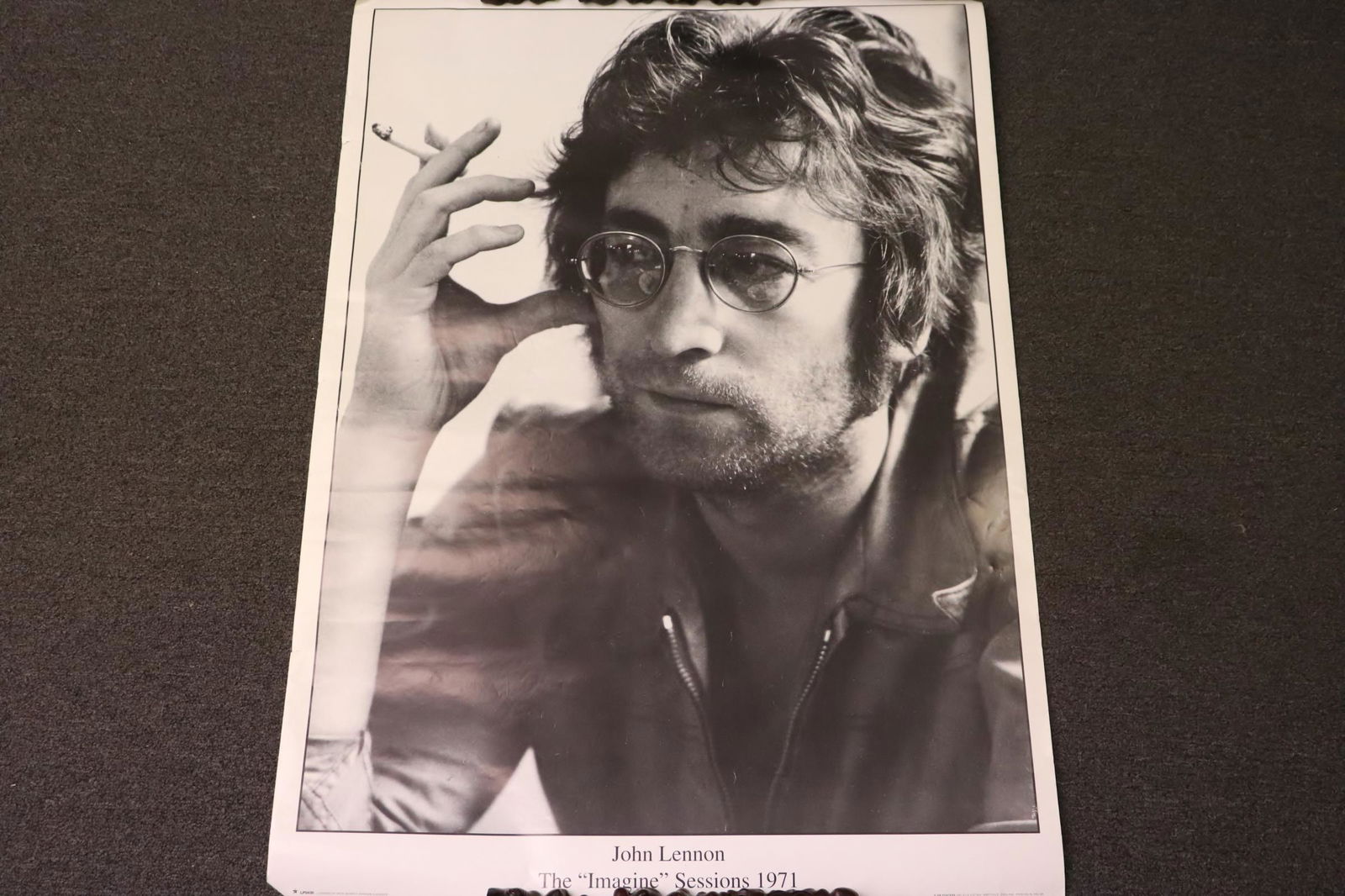 John Lennon "the imagine sessions 1971", poster: John Lennon "the imagine sessions 1971", poster, 35.2"x25.2"