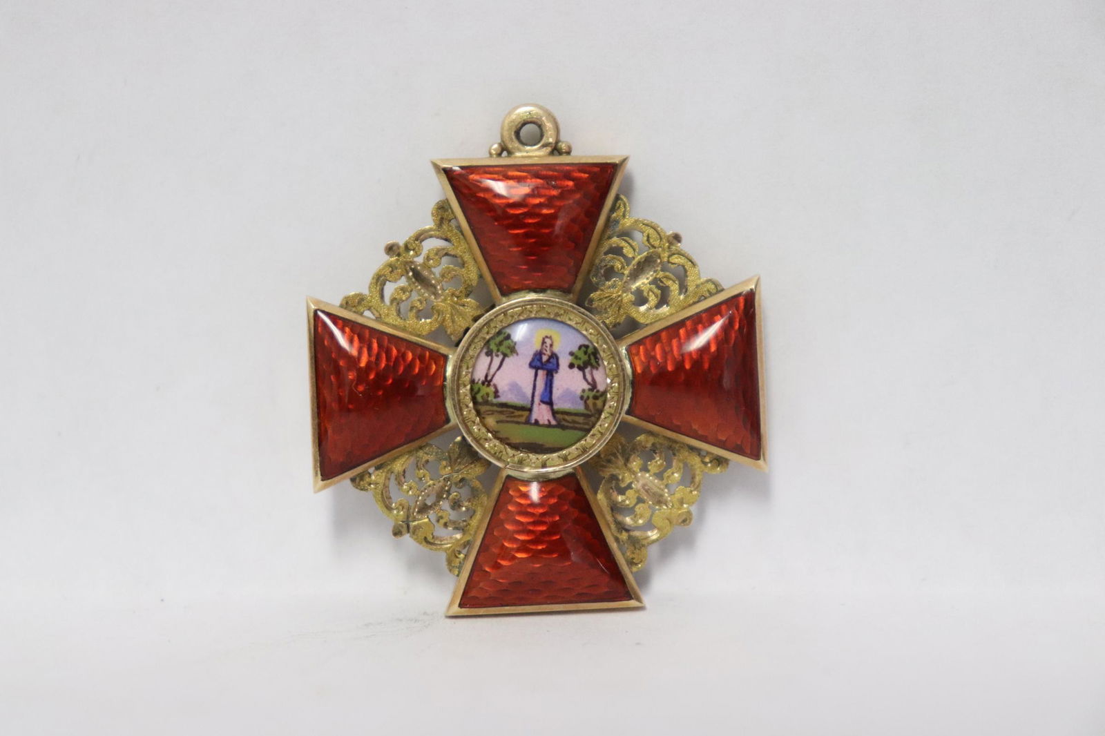 Russian imperial medal of St. Anne (1 of 9)