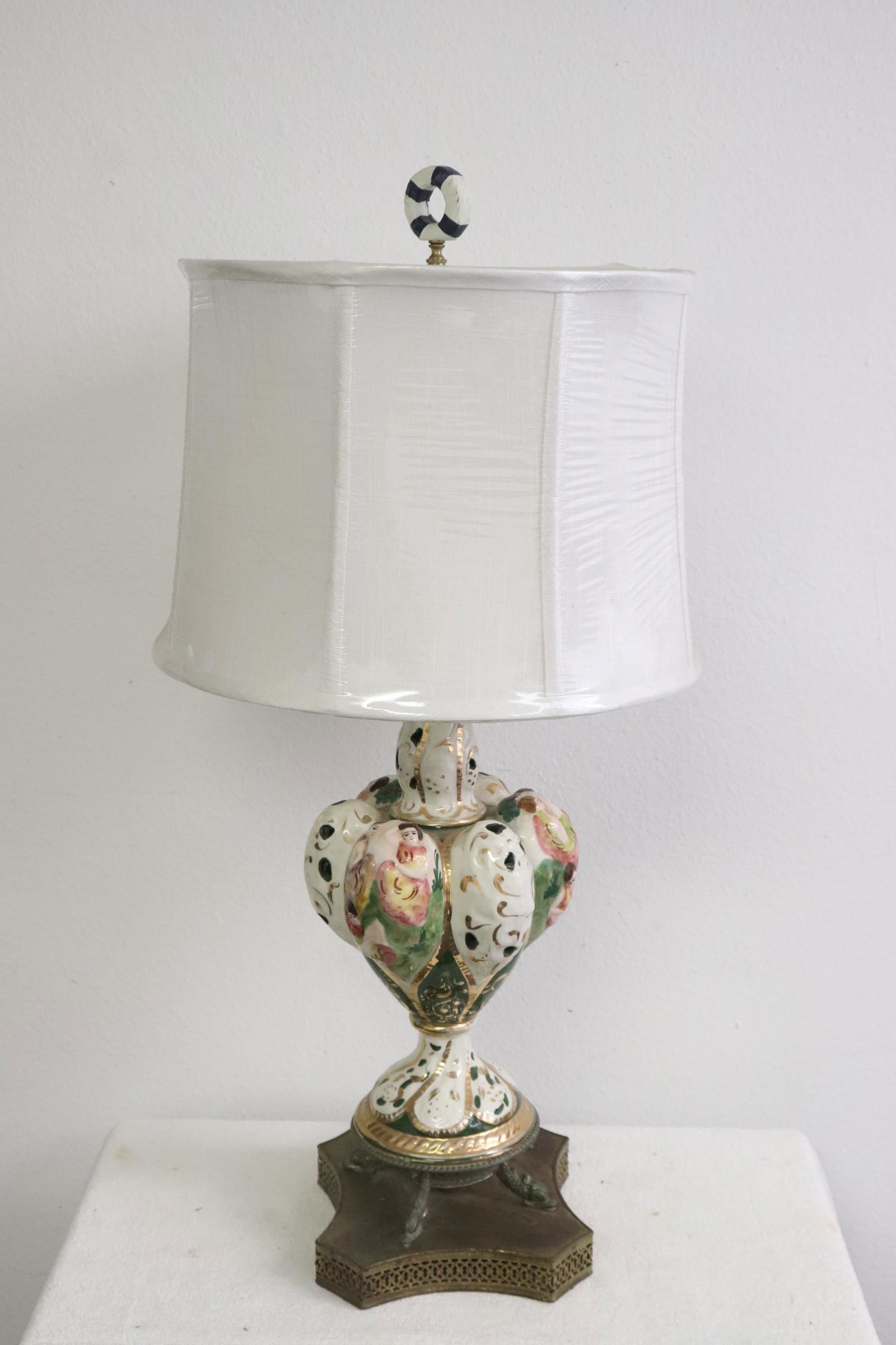 A vintage capodimonte lamp (1 of 9)