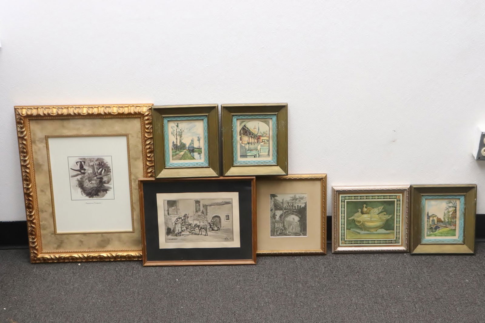 Lot of wall arts, prints, etchings (1 of 10)