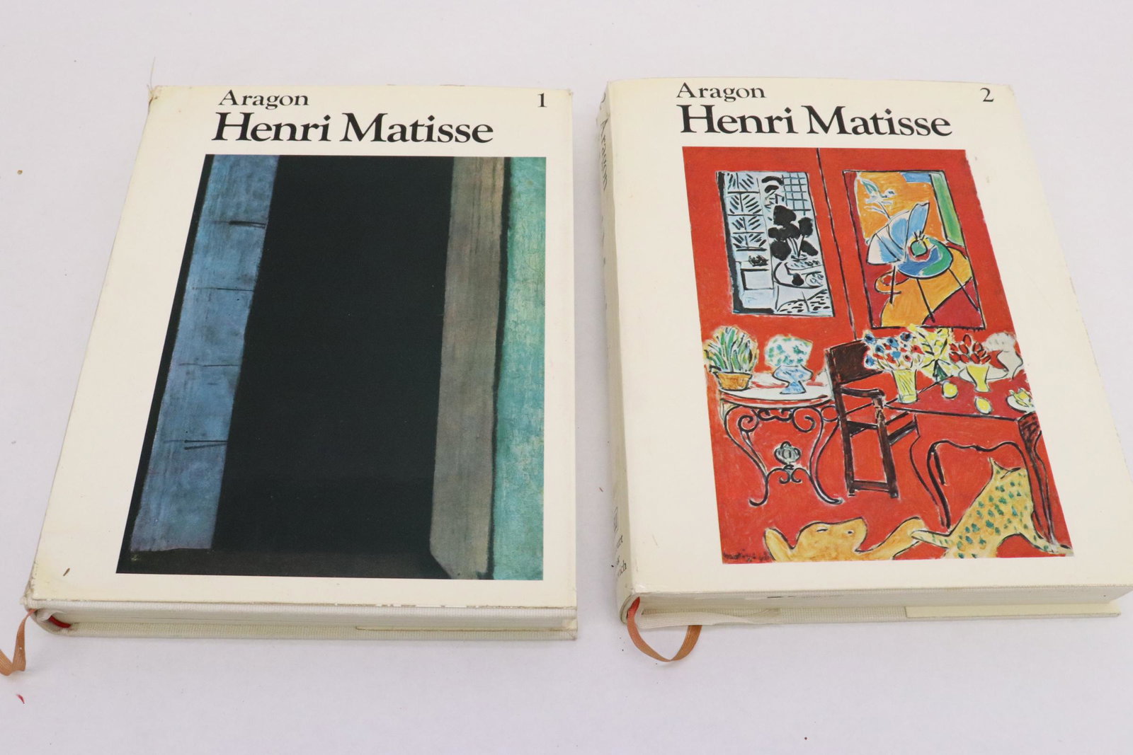 2 volumes of art book "Henri Matisse": 2 volumes of art book "Henri Matisse", 1.6"x11.1"x8.7"