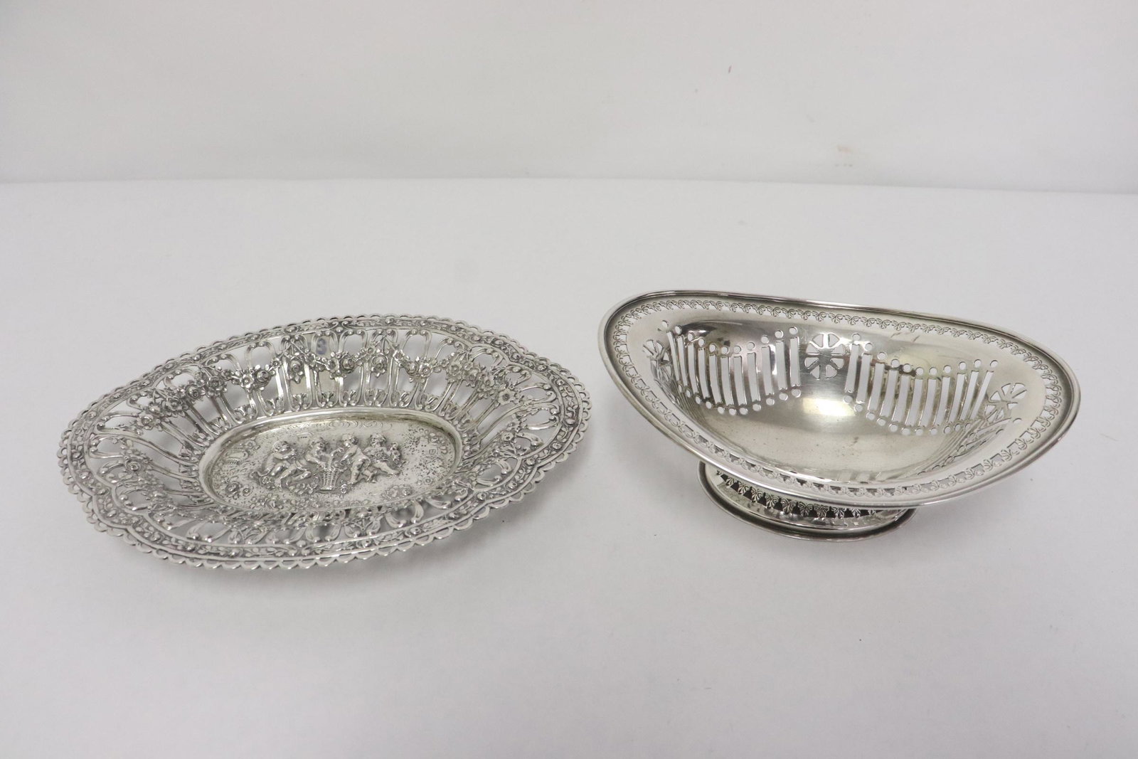 2 pieces; continental silver plate/ bowl (1 of 11)