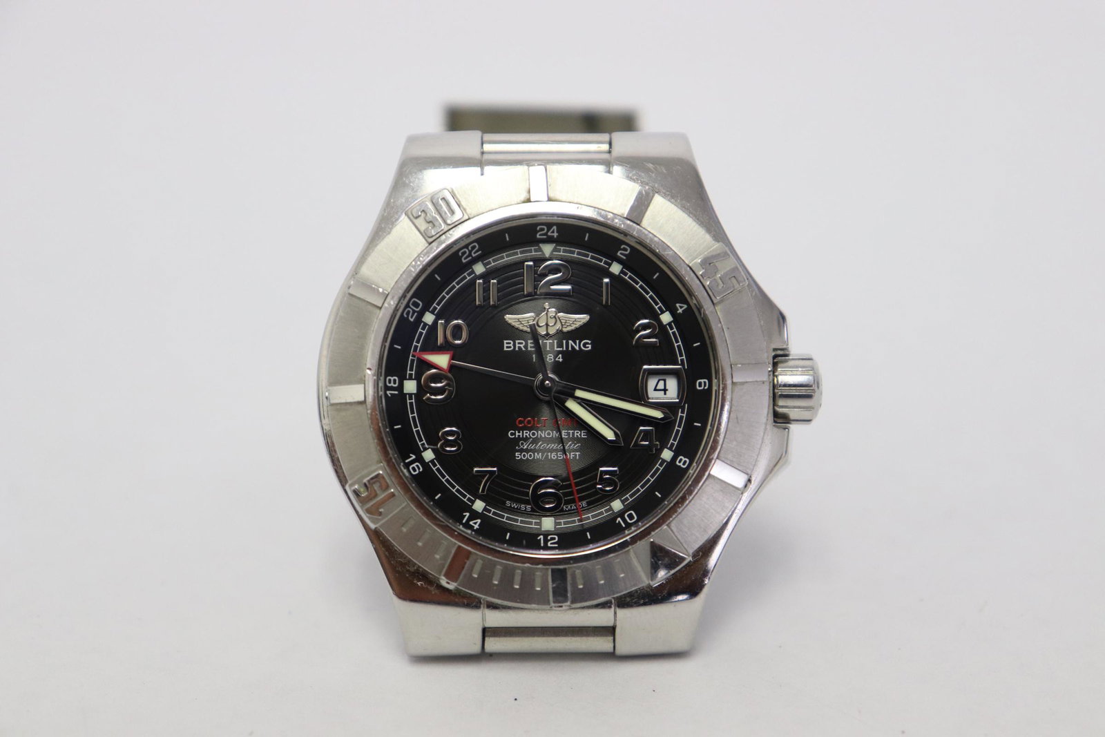 Authentic Breitling Colt GMT A32370 man's watch (1 of 10)