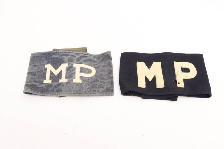 2 US WWII "MP" armbands (0010) on Feb 20, 2023 International Auction