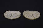 2 celadon jade carved ornaments