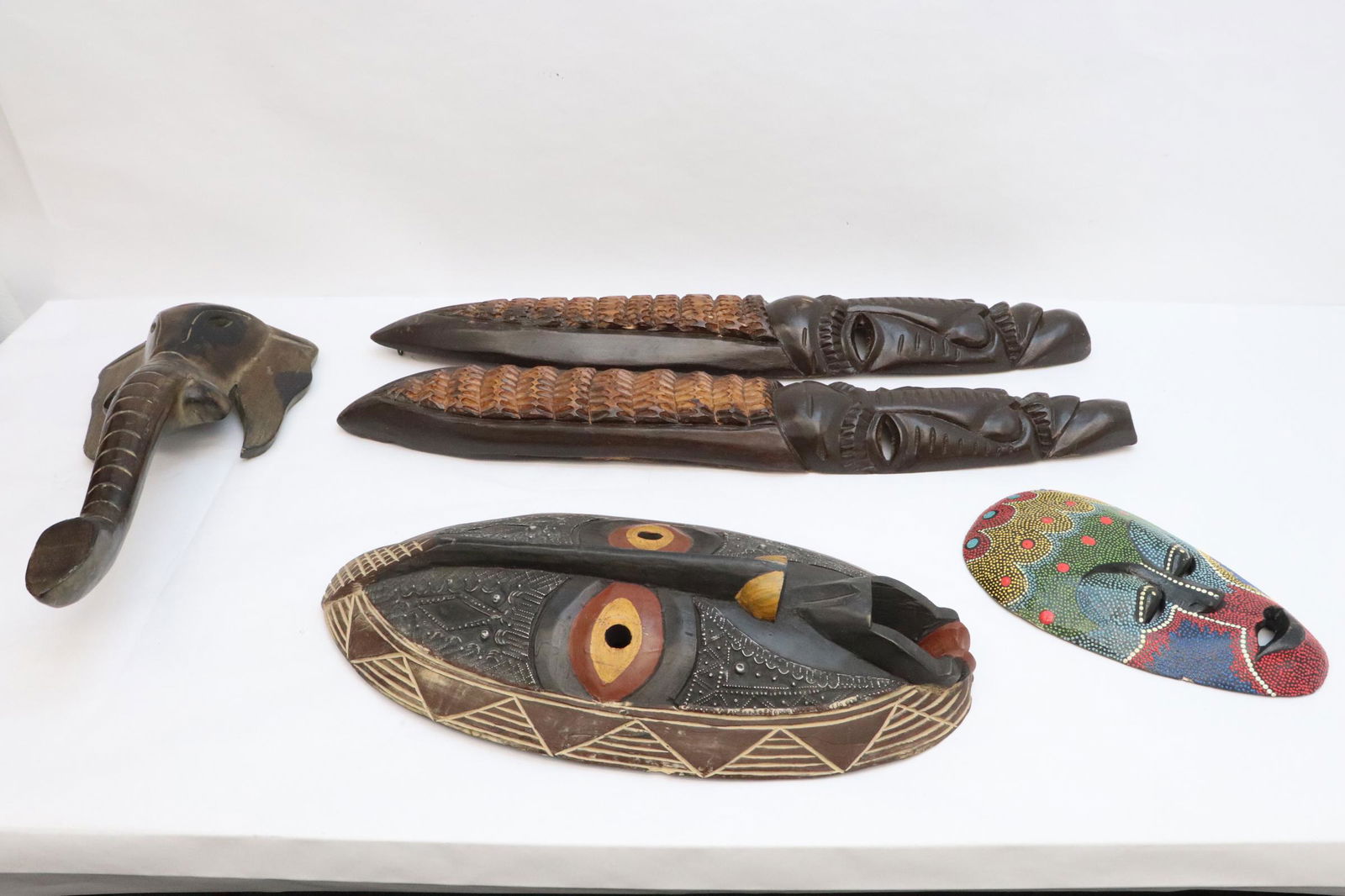 5 African masks (1 of 9)