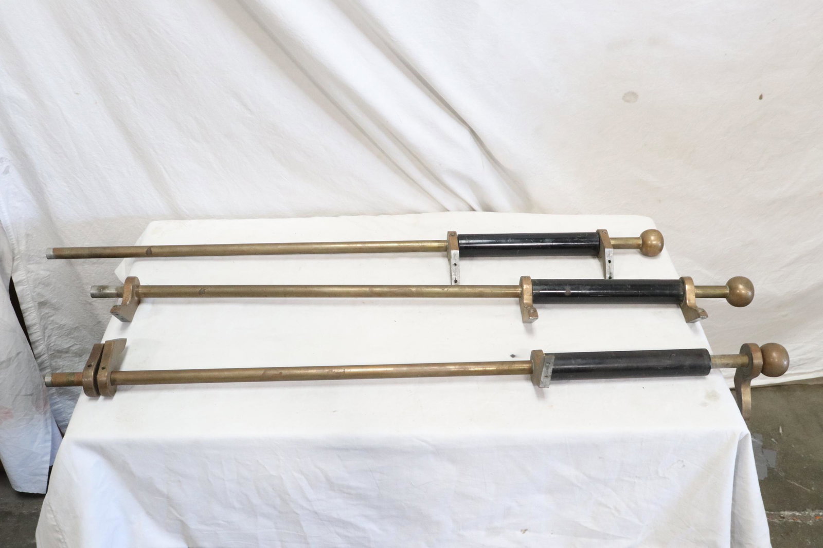 3 pieces bronze (?): 3 pieces bronze (?), 39.2"L