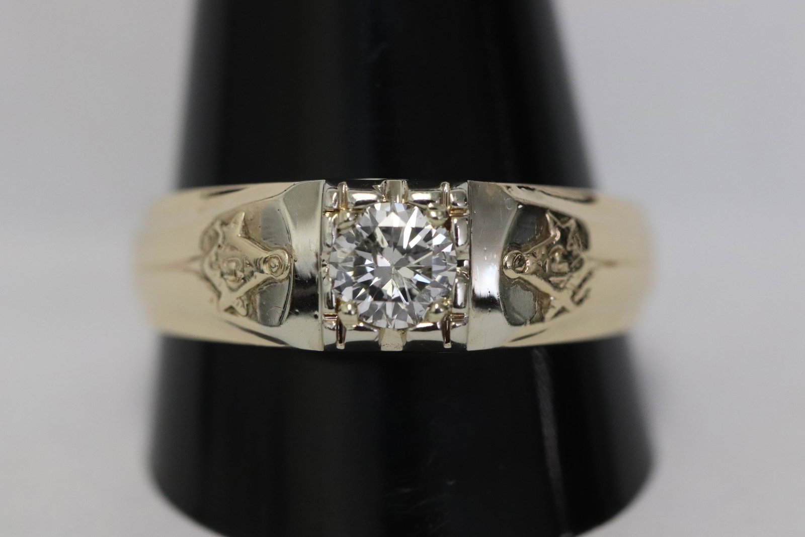 14K Y/G diamond ring (1 of 10)