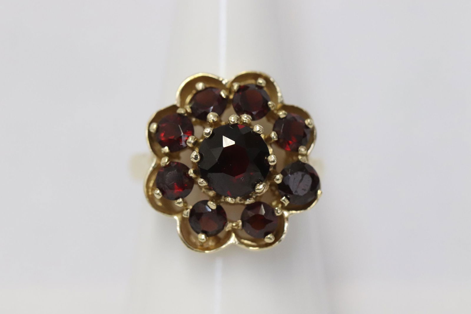 A 10K Y/G garnet ring (1 of 10)