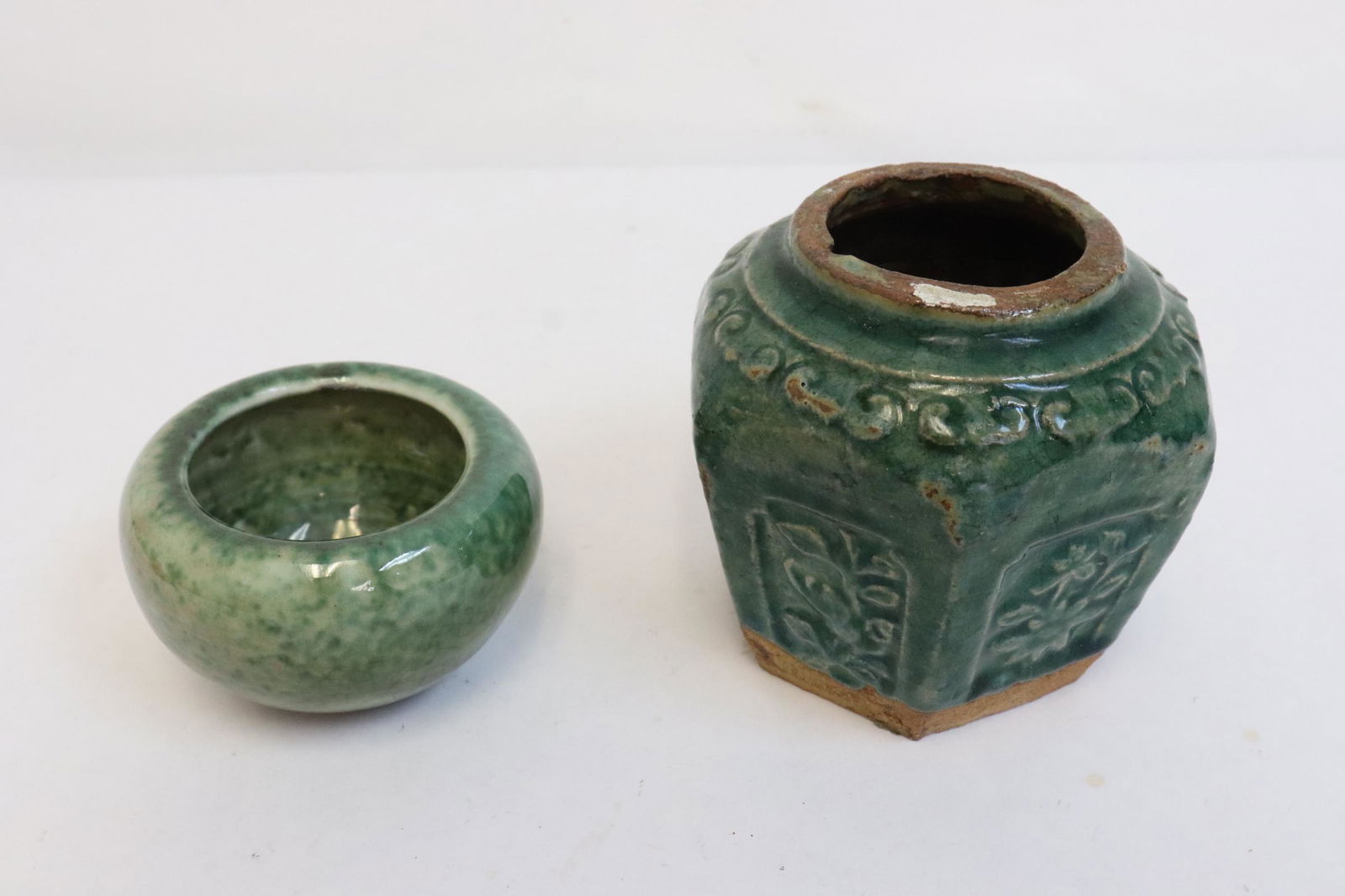 vintage water dripper, & antique earthenware jar (1 of 10)