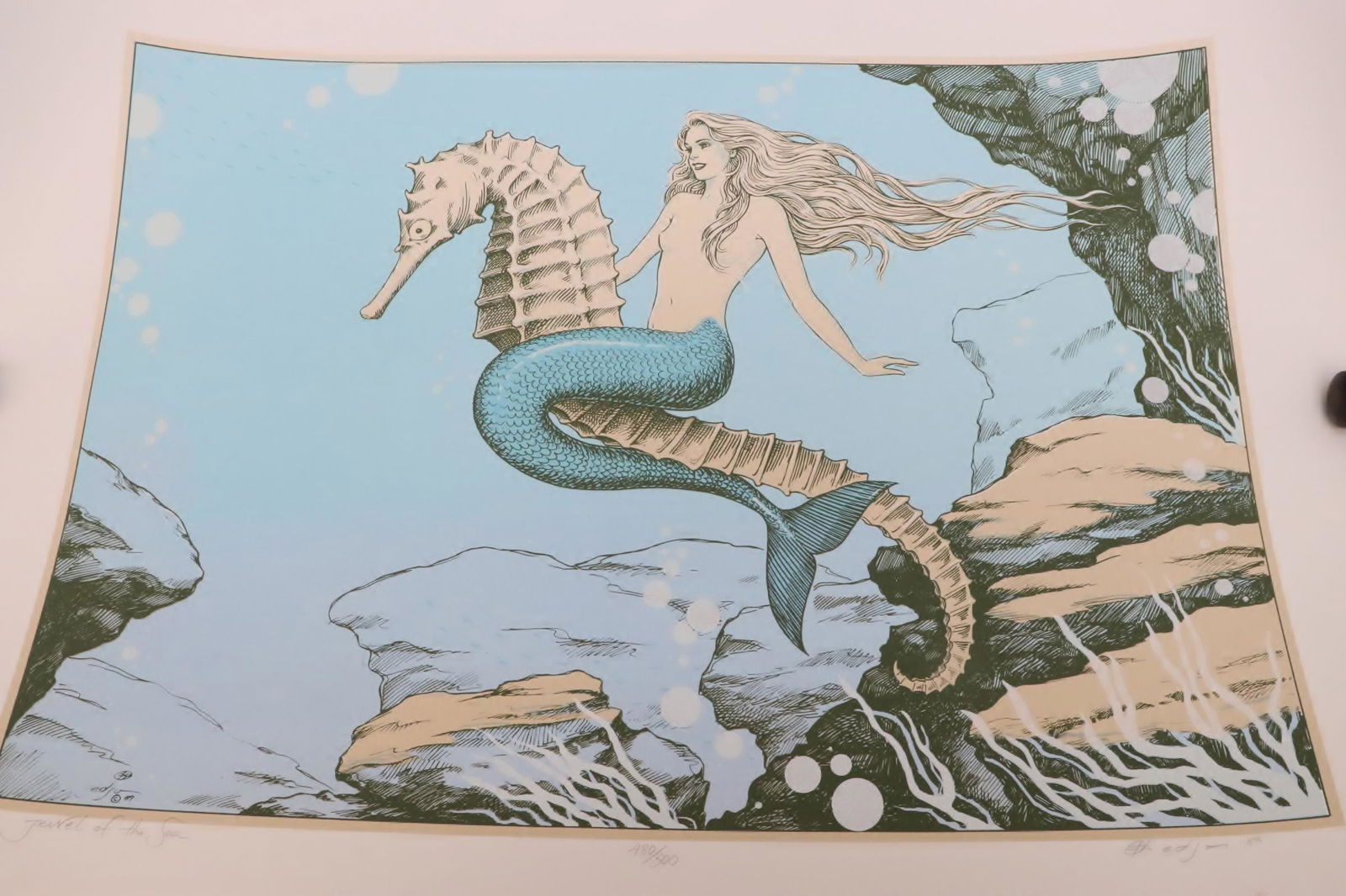 Serigraph "jewel of the sea", signed, ed 480/500 (1 of 10)