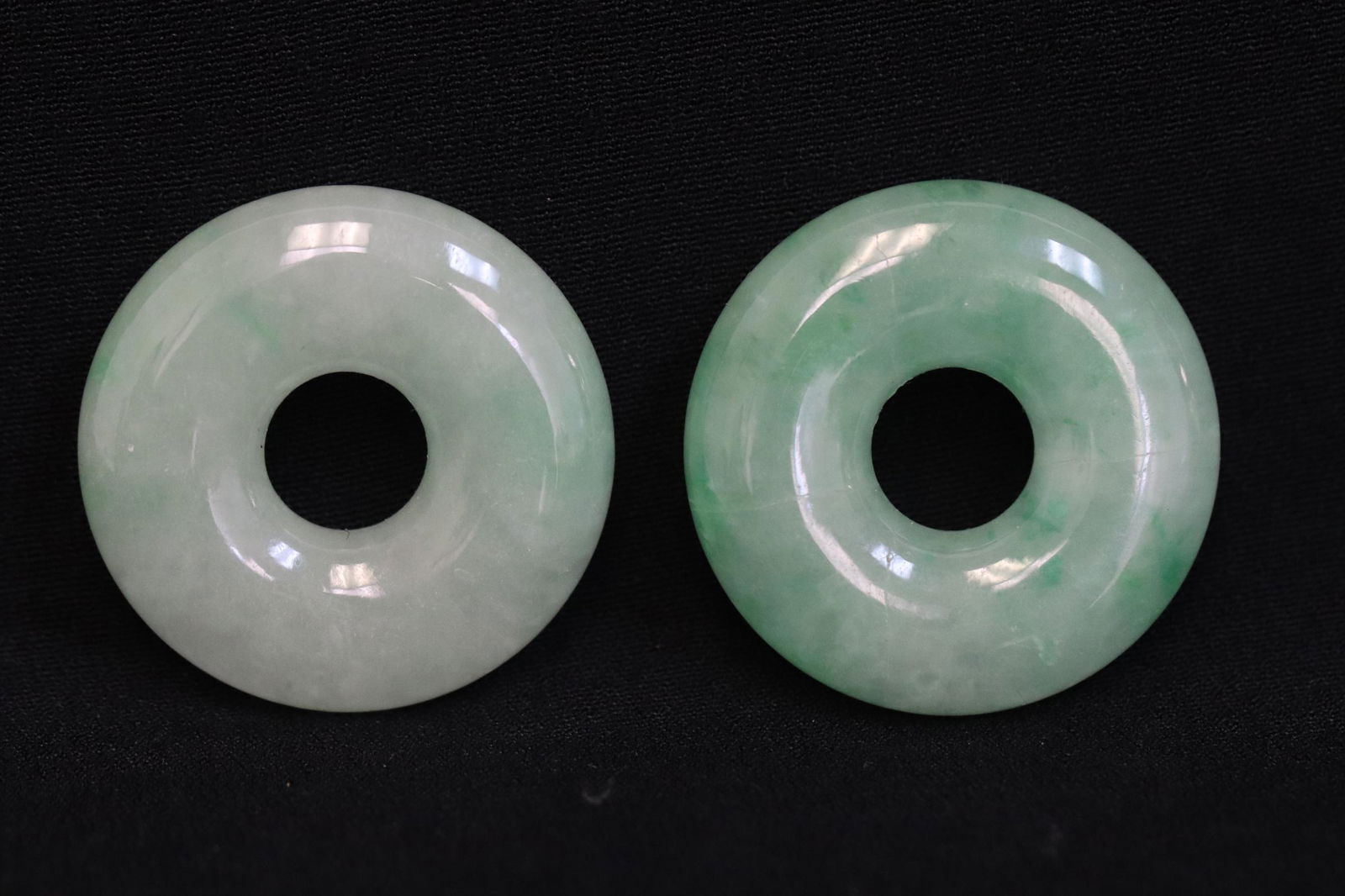 2 jadeite carved discs (1 of 9)
