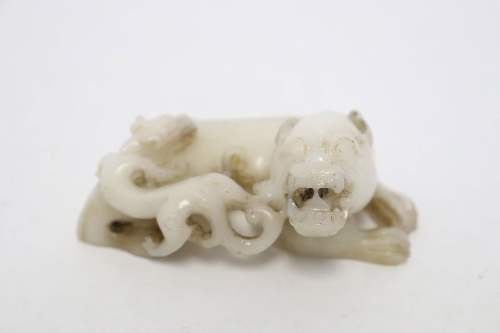 Unusual Chinese Peking glass sculpture (1 of 8)