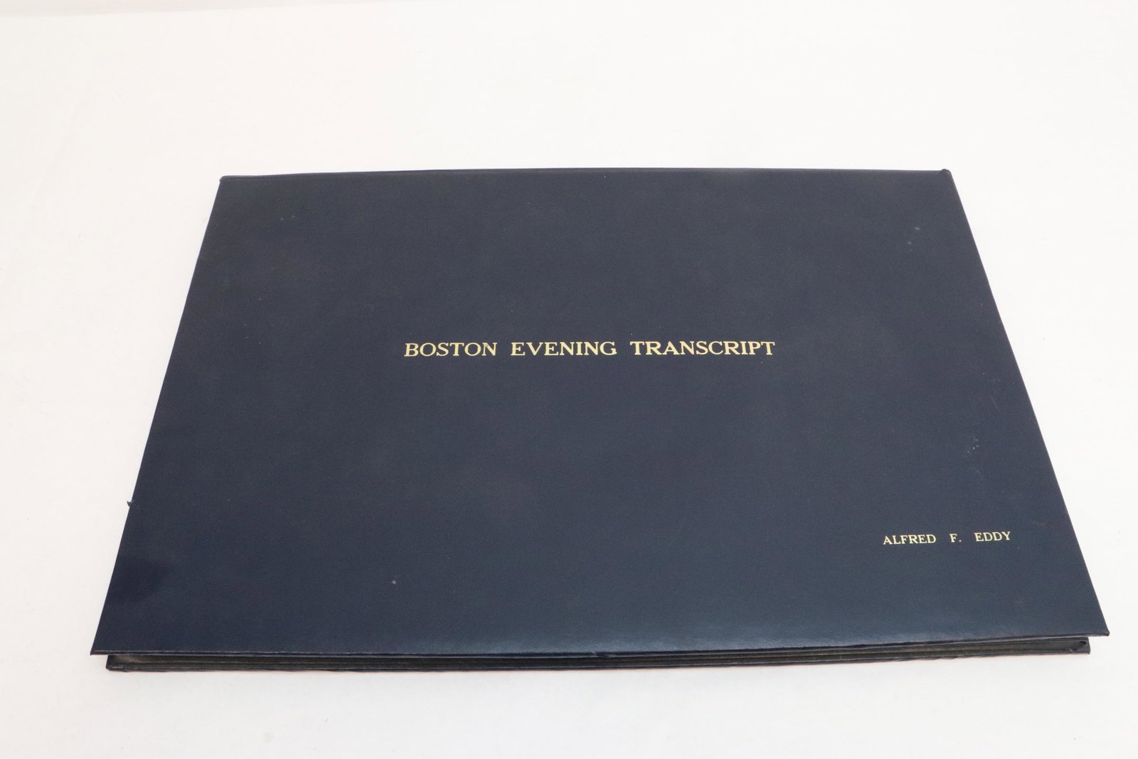 "Boston Evening transcript" with certificate: Boston Evening transcript" September 25, 1925 with certificate of authenticity, 0.75"x20.6"x13.7