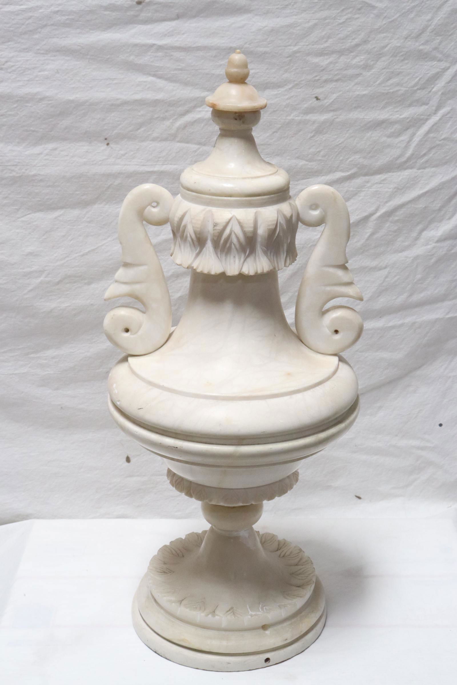 A large alabaster urn (1 of 11)