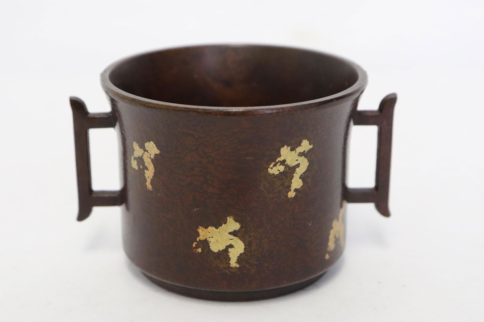 Chinese bronze handled censer (?) (1 of 7)