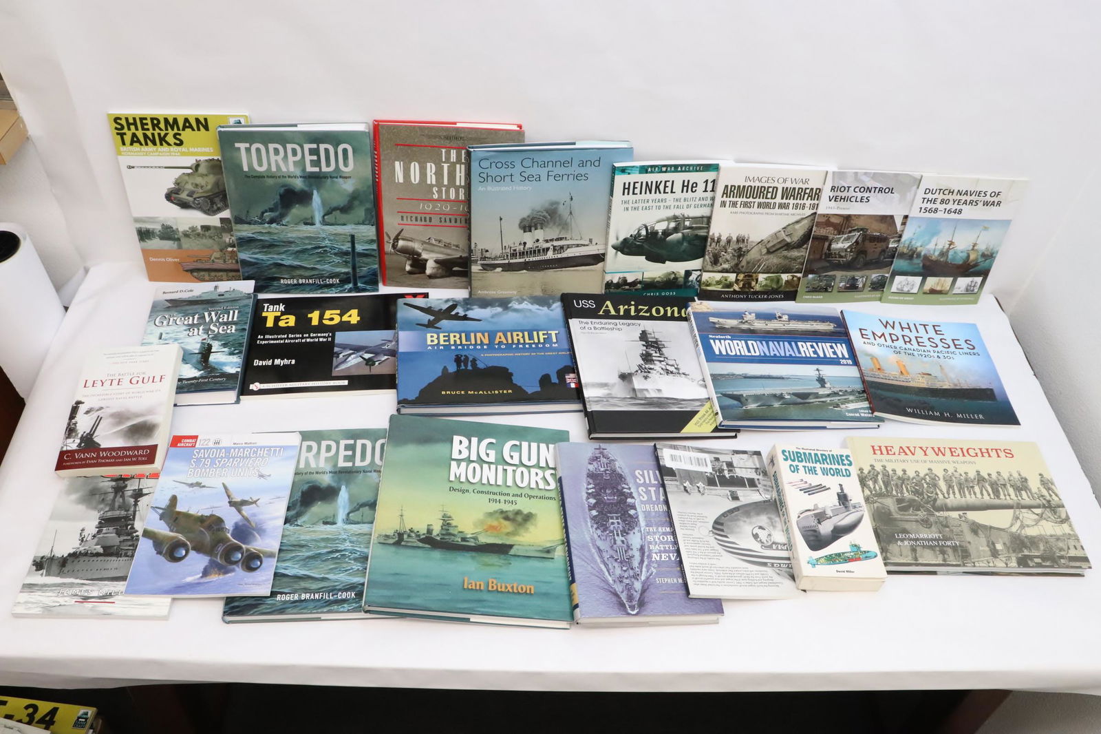 Approx. 23 books related to military warfare (1 of 10)