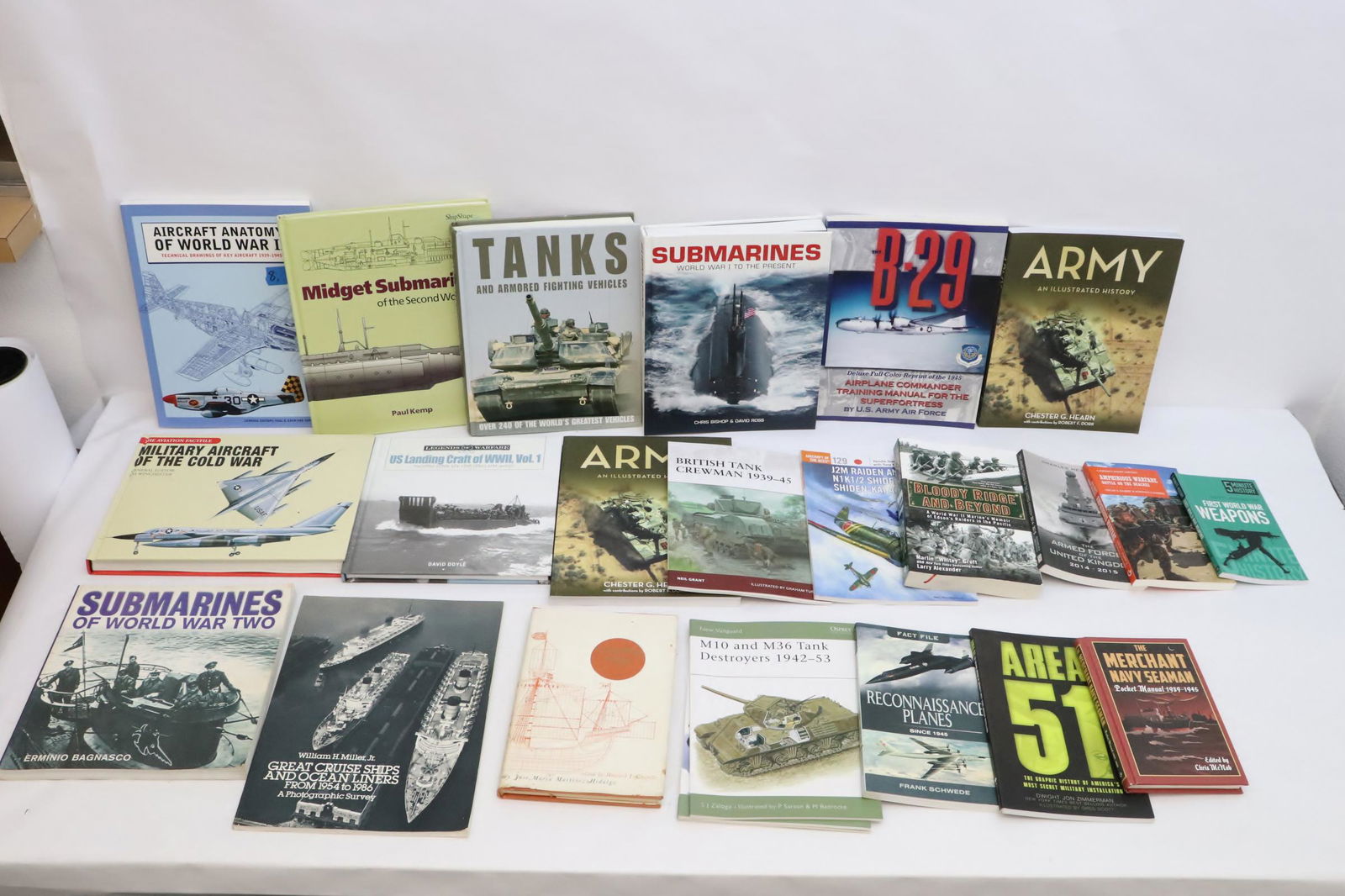 Approx. 24 books related to military (1 of 11)