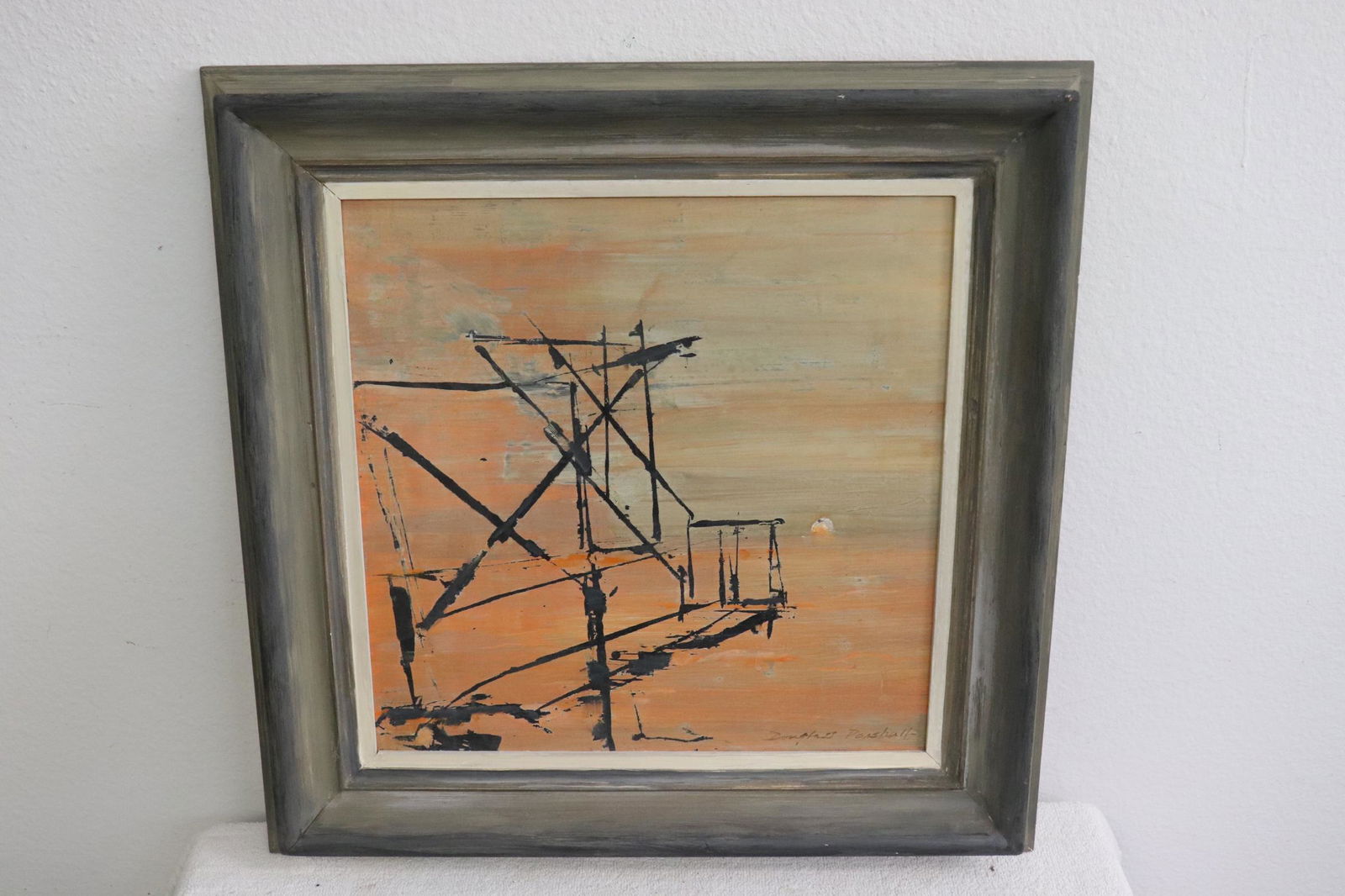 Oil on panel "sundown #2" by Douglass Parshall (1 of 7)