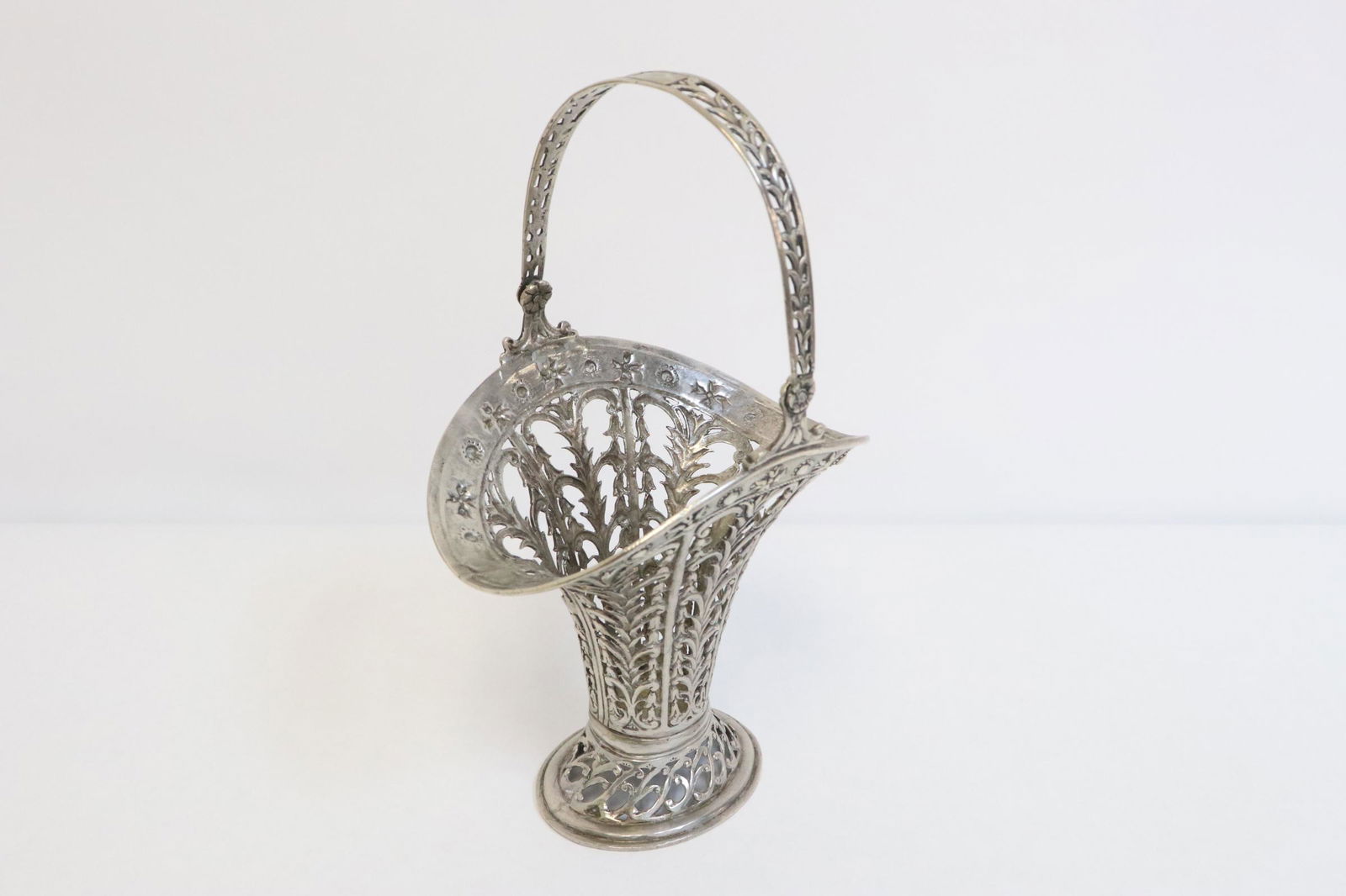 A beautiful continental silver basket (1 of 10)