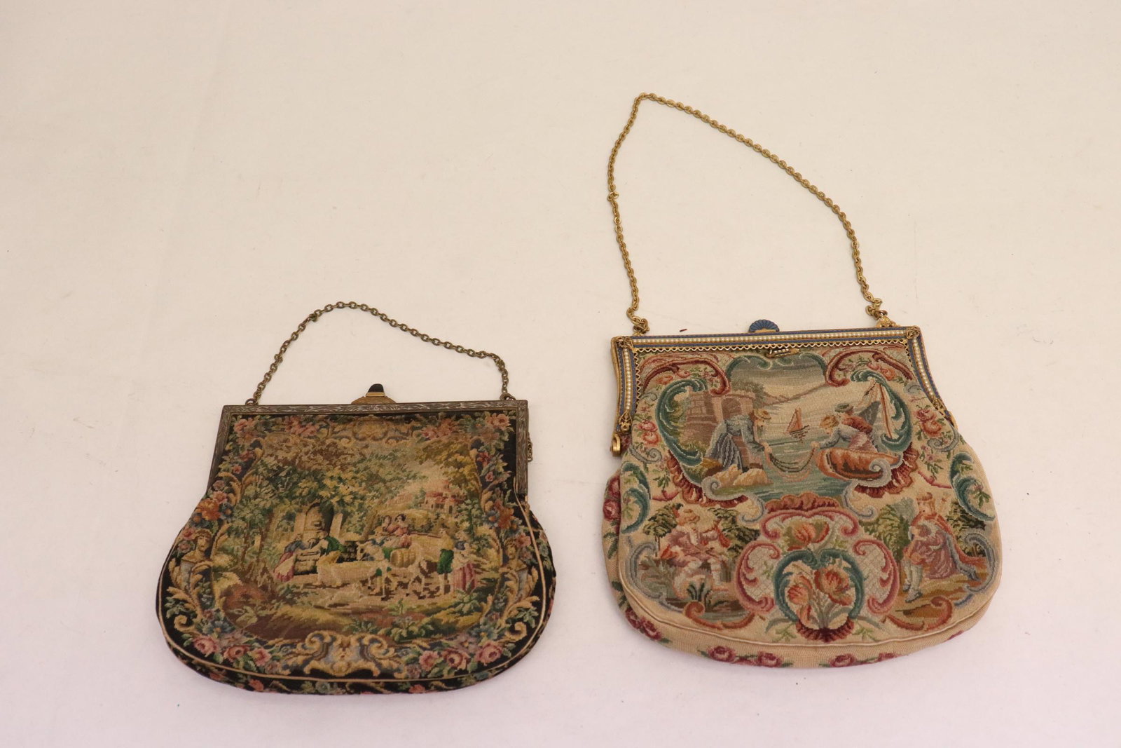 2 Victorian petty point evening purses (1 of 11)